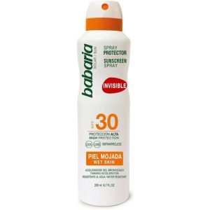 Спрей Babaria (Бабария) солнцезащитный невидимый для тела SPF30 200 мл