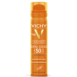 Спрей Vichy Ideal Soleil невидимый солнцезащитный освежающий для лица SРF+50 75 мл
