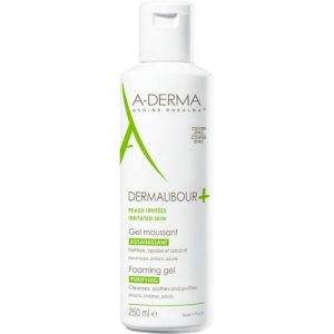 Гель A-Derma Dermalibour+ антибактериальный пенистый для очищения раздраженной кожи лица и тела 250 мл