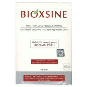 Шампунь Bioxsine против выпадения для нормальных и сухих волос 300 мл