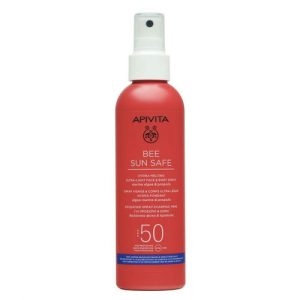 Спрей Apivita Bee Sun Safe солнцезащитный для лица и тела SPF50 200 мл