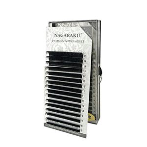 NAGARAKU, Ресницы на ленте Premium Mink, 0,07 мм, D-изгиб