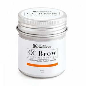Lucas' Cosmetics, Хна для бровей CC Brow, рыжий цвет, в баночке, 5 г