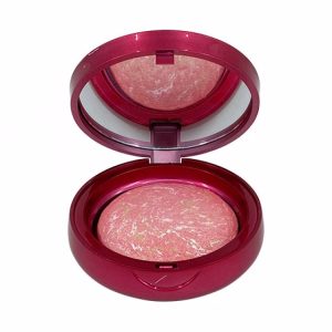 UNEEDCOLOR AURA MARBLE BLUSHER #05 PINK PUDDING (1pcs), Румяна с шиммером #05 Розовый пудинг (1шт)