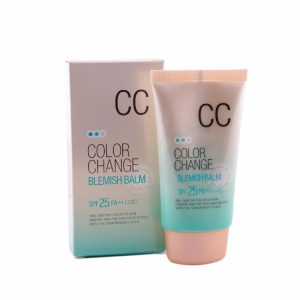 WELCOS LOTUS COLOR CHANGE BLEMISH BALM SPF25 PA++ (50ml), Матирующий СС-крем с цветовыми капсулами (50мл)