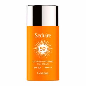 COREANA SEDVIRE UV SHIELD SOOTHING SUN CREAM SPF 50+ PA++++ (50gr), Успокаивающий солнцезащитный крем (50гр)