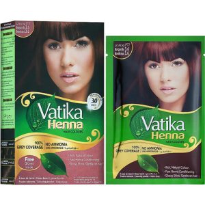 Натуральная краска для волос, Dabur Vatika Henna Hair Colours