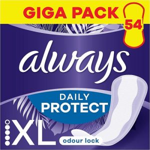 Always Daily Protect XL, Ежедневные прокладки "Нейтрализация запаха", 54 шт.