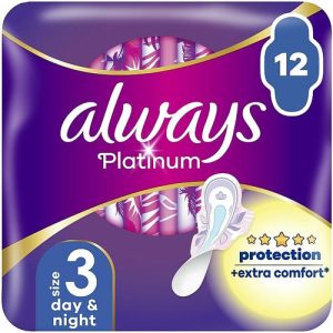 Always Platinum Ultra Night, Гигиенические прокладки, 12 шт.