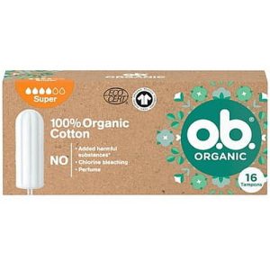 O.b. Organic Super, Тампоны, 4 капли, 16шт.