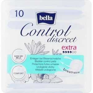 Bella Control Discreet Extra Bladder Control Pads, Урологические прокладки для женщин, 10 шт.