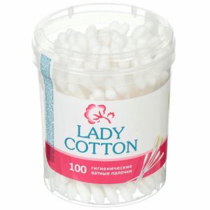 Ватные палочки 100 шт стакан Lady Cotton