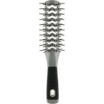 Hairway, Расческа для волос туннельная двусторонняя, 7 рядов, серая