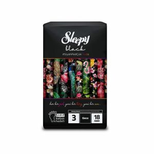 Ночные прокладки Sleepy Black Premium Plus, 18 шт.