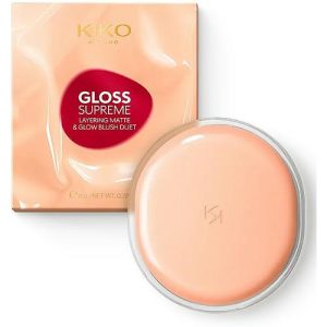 Kiko Milano Gloss Supreme Layering Matt&Glow Duo Blush, Двойные румяна для лица