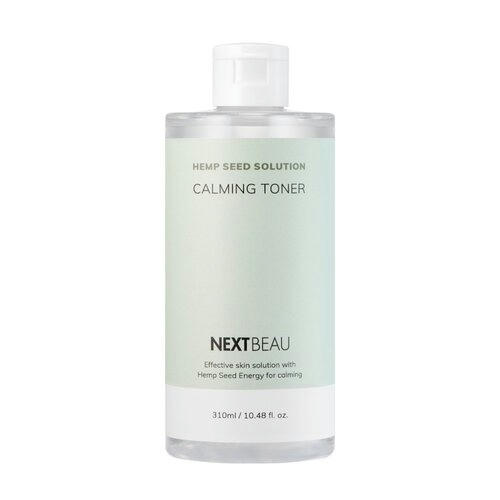 NEXTBEAU Тонер успокаивающий с маслом семян конопли - Hemp seed solution calming toner, 310мл