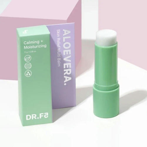 DR.F5 Крем-стик смягчающий для лица с алоэ вера - Aloevera skin relief multi balm, 11г — изображение 4