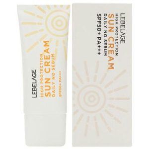 Lebelage Крем от солнца себорегулирующий с высоким фактором SPF50+/PA+++ - No sebum sun cream, 30мл