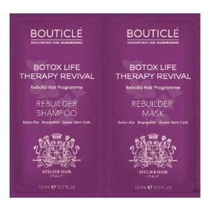 BOUTICLE, Ботокс восстанавливающий шампунь и маска Botox Life, 2*15 мл
