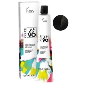 KEZY, Перманентная крем-краска для волос c коллагеном и Абиссинским маслом Colore Vivo 2.00, 100 мл