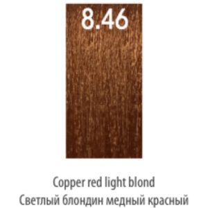 LUXOR, Стойкая крем-краска для волос LuxColor 8/46, 100 мл