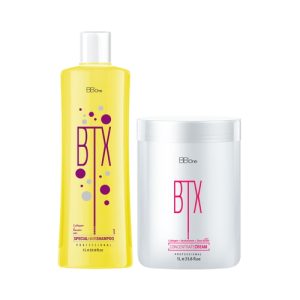 BB ONE, Набор ботокс для волос BTX CONCENTRATE Cream (шаг 1 + шаг 2), 2x1000 мл
