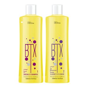 BB ONE, Набор ботокс для волос BTX Classic (шаг 1 + шаг 2), 2x500 мл