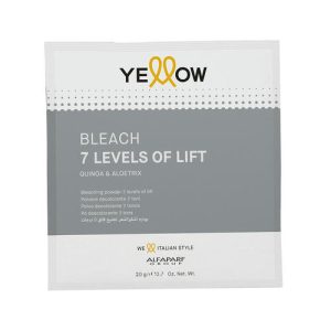 YELLOW, Порошок для обесцвечивания волос до 7 уровней Bleach, 12*20 гр