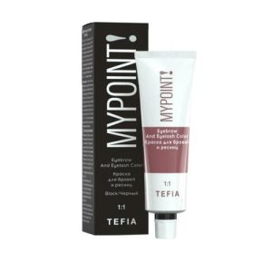 TEFIA, Краска для бровей и ресниц MyPoint Black, 25 мл