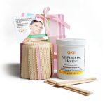 GIGI, Набор с многоцелевым воском для микроволновой печи + миткалевые полоски и шпатели, 1 шт