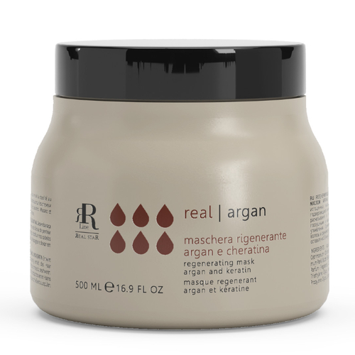 RR LINE, Восстанавливающая маска для волос «Аргана и кератин» Argan Star, 500 мл