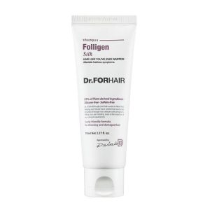 DR.FORHAIR, Шампунь бессульфатный для сухих пористых и поврежденных волос Folligen Silk, 70 мл