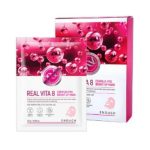 ENOUGH, Маска тканевая для сияния кожи Real Vita 8 Complex Pro Bright up mask, 10 шт