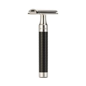 Т-образная бритва MUEHLE ROCCA, сталь, черный акцент, closed comb