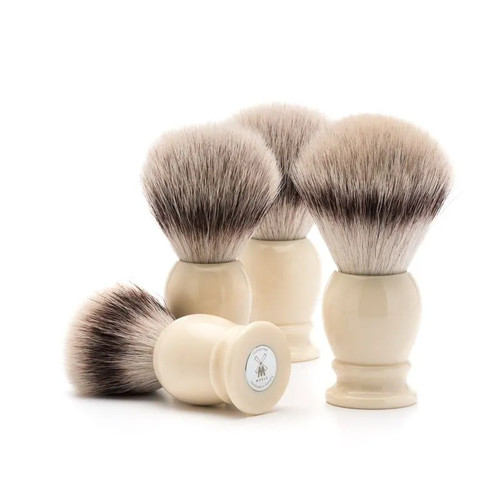 Помазок MUEHLE CLASSIC, фибра высшей категории Silvertip, смола, цвет слоновой кости, размер M — изображение 2