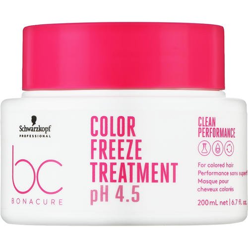 Schwarzkopf Professional Bonacure Color Freeze Treatment pH 4.5 - Маска для окрашенных волос, 200 мл. — изображение 2
