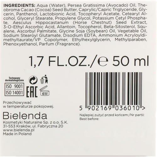 Bielenda Capillary Skin Face Cream - Крем укрепляющий и регенерирующий, ночной, 50 мл. — изображение 3