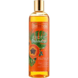 Bielenda Exotic Paradise Bath & Shower Oil Papaja - Масло для душа "Папайя", 400 мл.