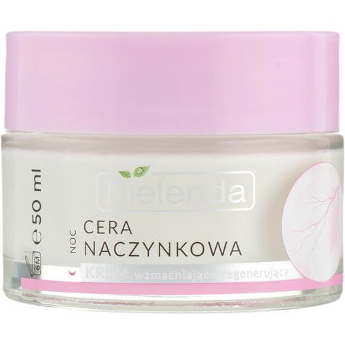 Bielenda Capillary Skin Face Cream - Крем укрепляющий и регенерирующий, ночной, 50 мл. — изображение 2