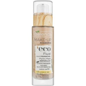 Жидкий тональный флюид - Bielenda Eco Fluid Liquid Foudation SPF 10, 30 г.
