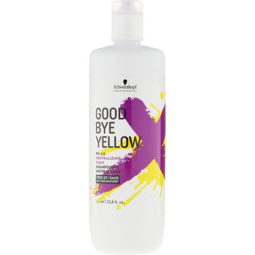 Schwarzkopf Professional Goodbye Yellow Shampoo - Безсульфатный шампунь с антижелтым эффектом, 300 мл. — изображение 3