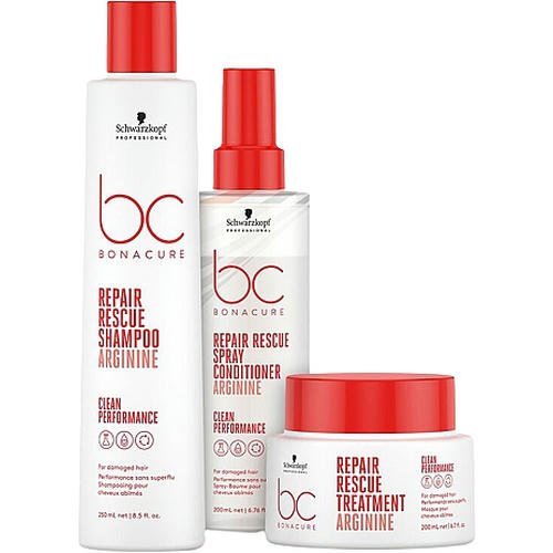 Schwarzkopf Professional Bonacure Repair Rescue (shm/250ml + cond/200ml + mask/200ml + bag/1pc) - Набор — изображение 2