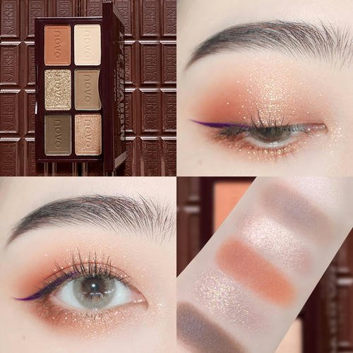 Палетка теней для век `NOVO` CHOCOLATE PALETTE тон 02 — изображение 2