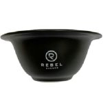 Rebel Barber Black Matt Shaving Bowl - Фарфоровая чаша для бритья