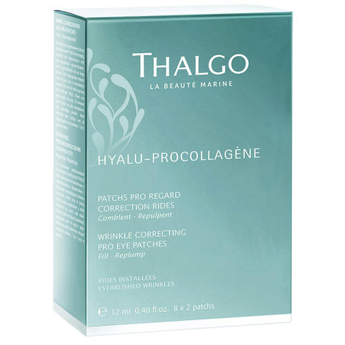 Тальго Патчи для разглаживания кожи вокруг глаз Wrinkle Correcting Pro Eye Patches, 8 саше x 2 патча (Thalgo, Hyalu-procollagene) — изображение 2