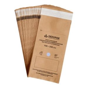 DEZUPAK Крафт-пакеты 100х200 (коричневые),100 шт.