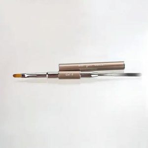 All-for-nails, Кисть для полигеля #04 овал+спатула, 1 шт