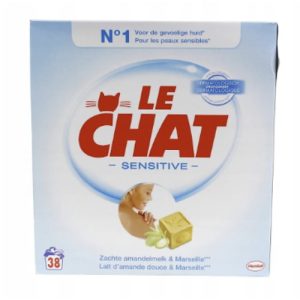 Гипоалергенный стиральный порошок Le Chat Sensative 38 стирок 2.47 кг