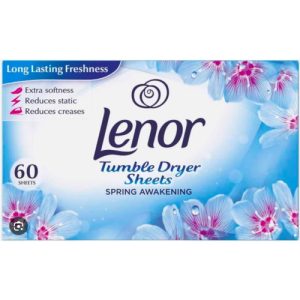 Салфетки для сушарки Lenor Spring Awakening, 60 штук