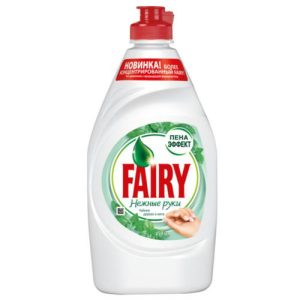 Средство для мытья посуды Fairy Нежные руки чайное дерево и мята, 450 мл 1 шт